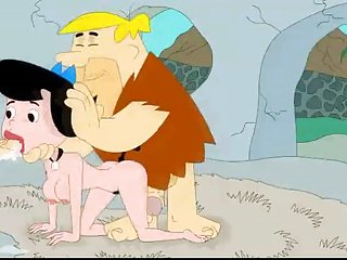 Freds un bārnijs ' fuck betija flintstones ar multfilmu porno video karikatūra