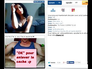 Chatroulette - perfekta meitene cums grūti (ar skaņu!) chatroulettte